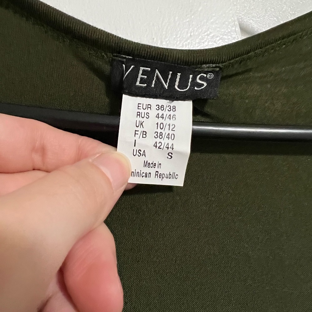 Venus Army Green Bodycon maxi dress